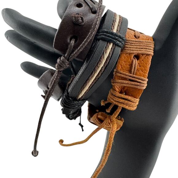 Rogue Wristbands: Triad of Leather Anarchy - Picture 2 of 3